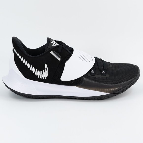 kyrie low 3 black and white